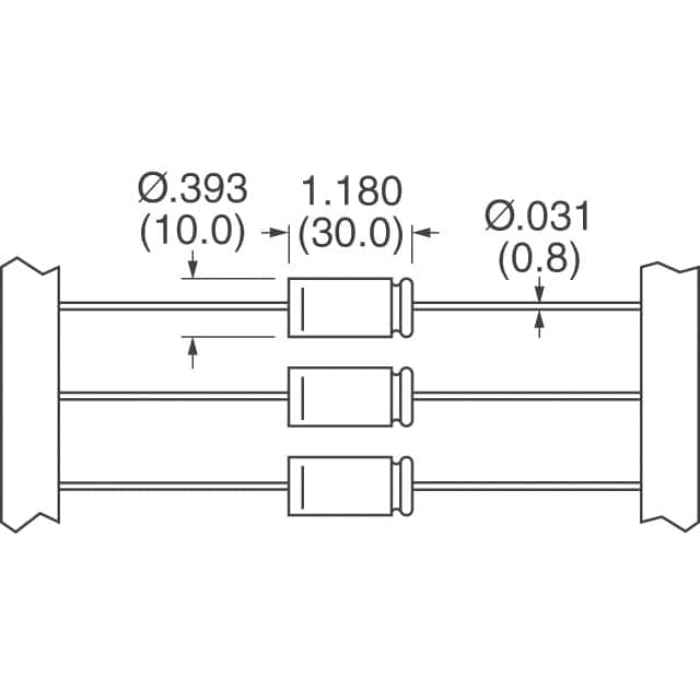 MAL213817331E3 Vishay Beyschlag/Draloric/BC Components  Condensateurs électrolytiques en aluminium